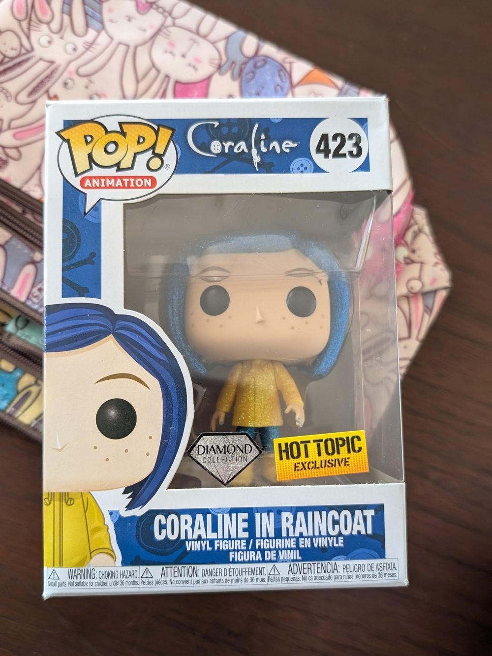 Funko Pop! Coraline in Raincoat #423 - Diamond Hot Topic Exclusive